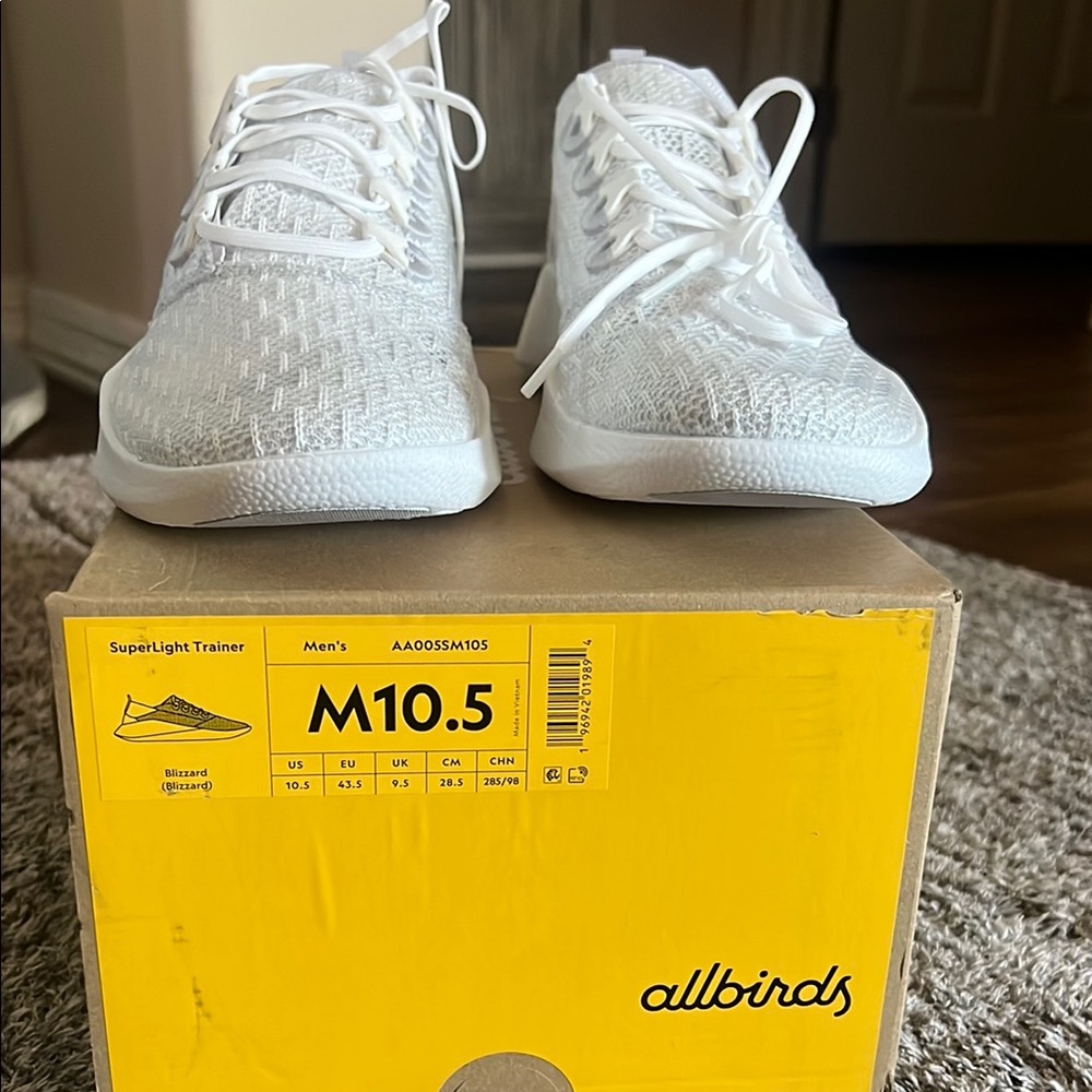 Allbirds White SuperLight Trainers